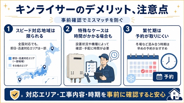 キンライサーのデメリット